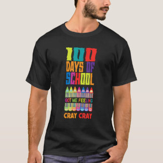 100 dagen school maakt me helemaal gek voor Te T-shirt
