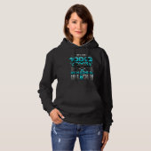 100 dagen school middelbare school niveau ontgrend hoodie (Voorkant volledig)