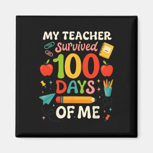 100 dagen school mijn leraar overleefde 100 dagen magneet