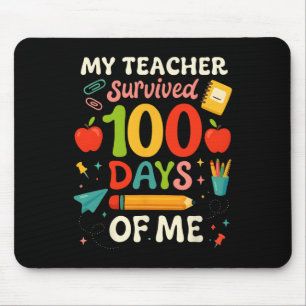 100 dagen school mijn leraar overleefde 100 dagen muismat
