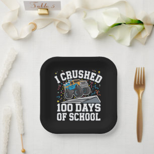 100 dagen school monstertruck 100ste dag school papieren bordje