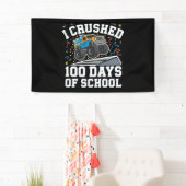 100 dagen school monstertruck 100ste dag school spandoek (Insitu)