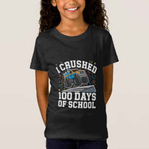 100 dagen school monstertruck 100ste dag school t-shirt