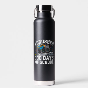 100 dagen school monstertruck 100ste dag school waterfles