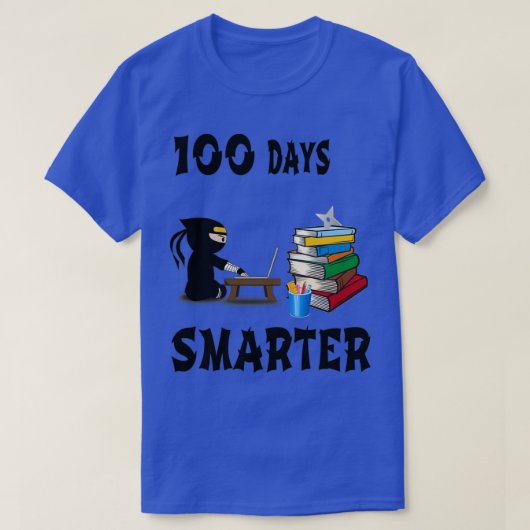 100 dagen school ninja2 t-shirt (Design voorkant)