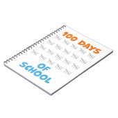 100 dagen school notitieboek (Linkerzijde)