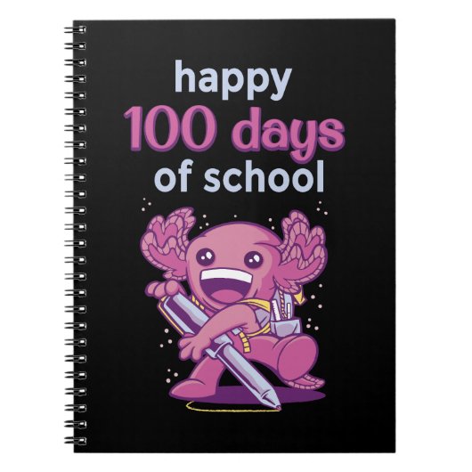 100 dagen school notitieboek (Voorkant)