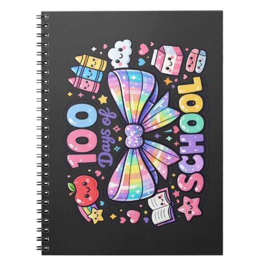 100 dagen school notitieboek (Voorkant)