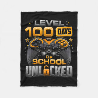 100 dagen school ontgrendelde jongens 100ste dag v fleece deken