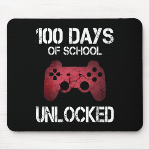 100 dagen school ontsloten gamer jongens Kinder me Muismat