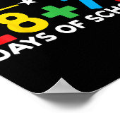 100 dagen school overleefde ik 28 + 72 dagen schoo poster (Hoek)