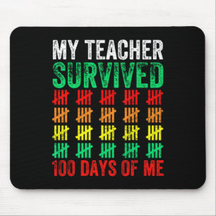 100 dagen school overleefde mijn leraar 100 dagen muismat