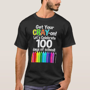 100 Dagen School Pak Je Potlood 100ste Dag Onderwi T-shirt
