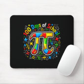 100 dagen school Pi wiskunde drip grappig 100 dage Muismat (Met muis)