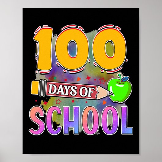 100 dagen school poster (Voorkant)