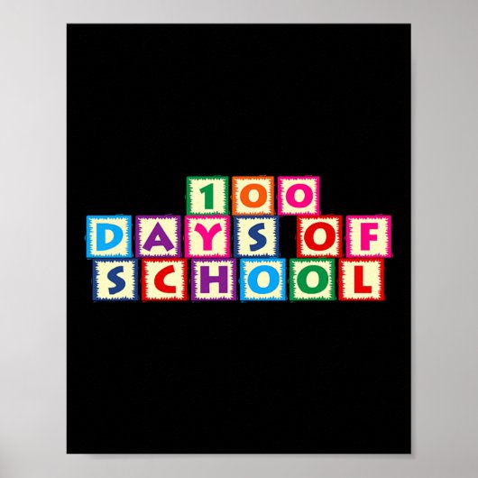 100 dagen school poster (Voorkant)