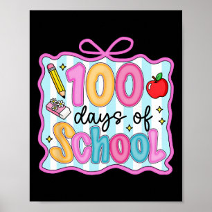 100 dagen school preppy coquette strik 100e dag T Poster