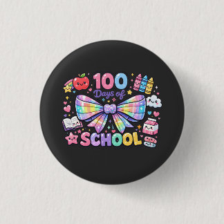 100 dagen school ronde button 3,2 cm