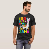 100 dagen school shirt Geen probleem Lama 100ste (Voorkant volledig)