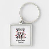 100 dagen school sleutelhanger (Voorkant)