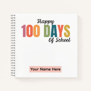 100 Dagen School Spiraal Notebook Notitieboek