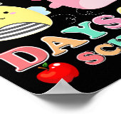 100 dagen School Squish Soft Speelgoed Kinder Teac Poster (Hoek)