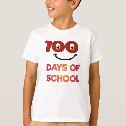 100 dagen school t-shirt (Voorkant)