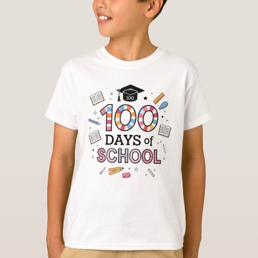 100 dagen school T-Shirt (Voorkant)