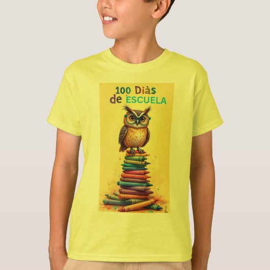 100 dagen school t-shirt (Voorkant)