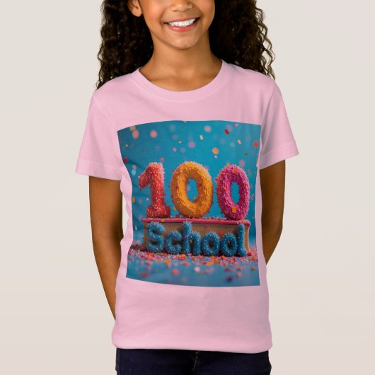 100 dagen school t-shirt (Voorkant)