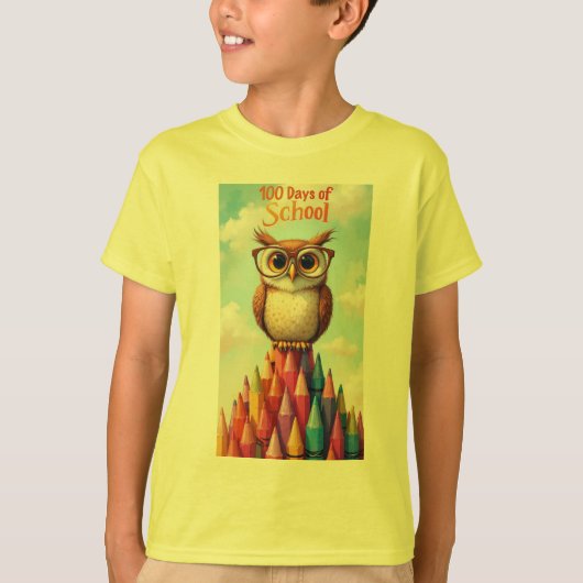 100 dagen school t-shirt (Voorkant)