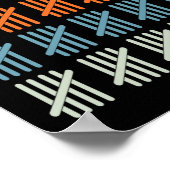 100 dagen school T-shirt kinderen 100ste dag van s Poster (Hoek)