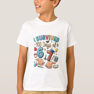 100 dagen school T-shirt | Leuke school viering
