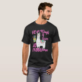 100 dagen school T-shirts Geen probleem lama 100e (Voorkant volledig)