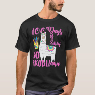 100 Dagen School T-shirts Geen Probllama Lama 100e