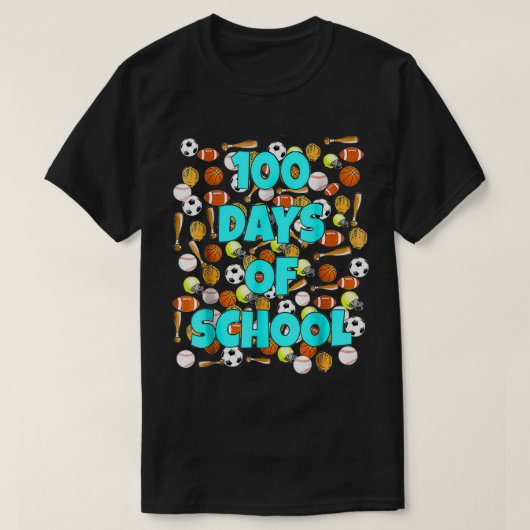 100 dagen school T voor kinderen of leerkrachten S T-shirt (Design voorkant)