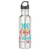 100 dagen school, terug naar school, BTS Waterfles (Voorkant)