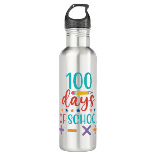 100 dagen school, terug naar school, BTS Waterfles