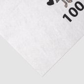100 dagen school tissuepapier (Detail)