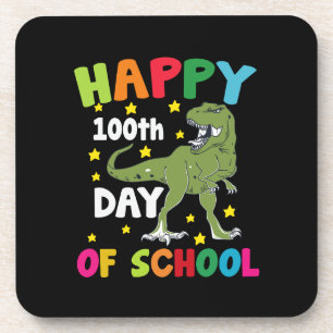 100 dagen school Trex 100ste dag van school  Bier Onderzetter