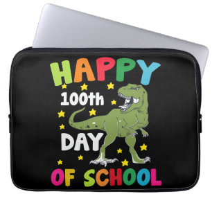 100 dagen school Trex 100ste dag van school Laptop Sleeve