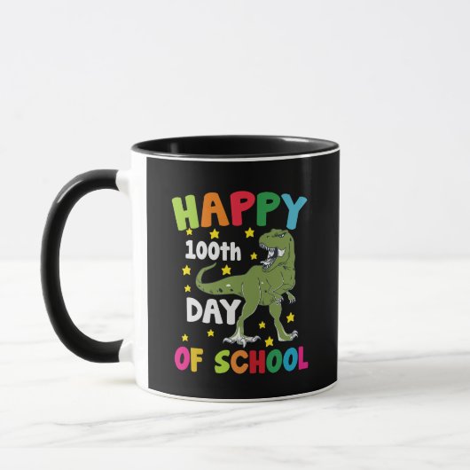 100 dagen school Trex 100ste dag van school Mok (Links)