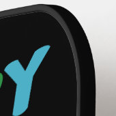 100 dagen school Trex 100ste dag van school  Pickleball Paddle (Links Detail)