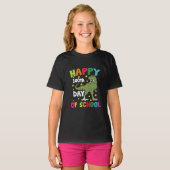 100 dagen school Trex 100ste dag van school T-shirt (Voorkant volledig)
