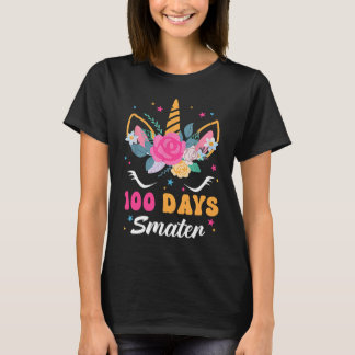 100 dagen school Unicorn 100 dagen slimmer T-shirt