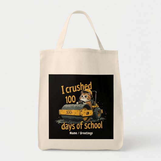 100 dagen school vieren 100ste dag tote bag (Voorkant)