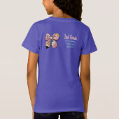 100 dagen school vieren t-shirt (Achterkant)