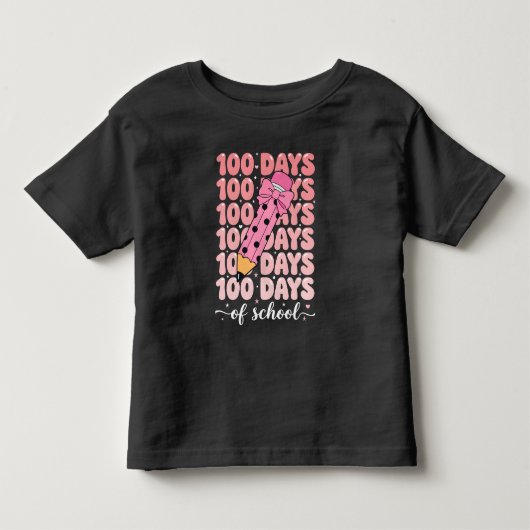 100 dagen school viering kinder shirts (Voorkant)