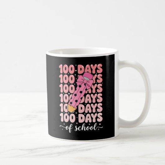 100 dagen school viering koffiemok (Rechts)