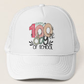 100 dagen school vieringshoed trucker pet (Voorkant)